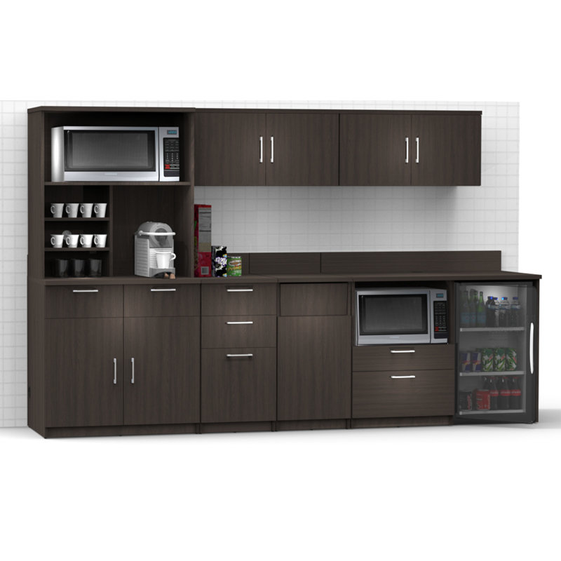 Breaktime Raised Panel 120'' W x 76'' H Espresso Medium Density